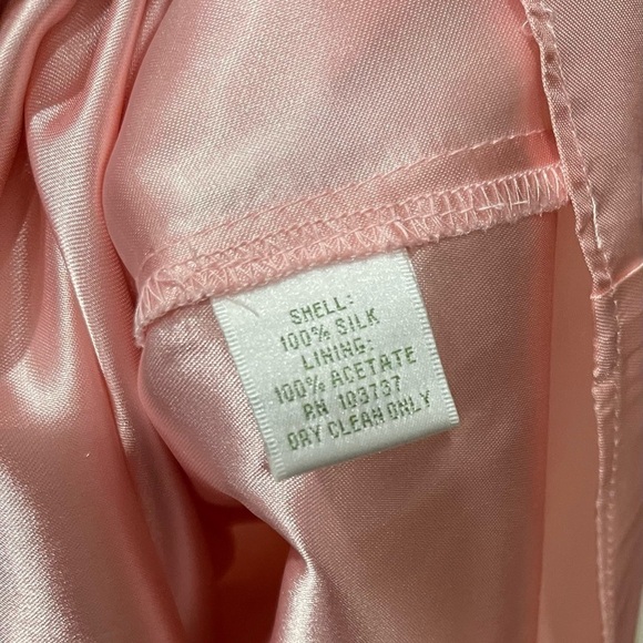 DONNA MORGAN pink silk chiffon dress. Size 2. Elegant, classy semi-formal dress. - Picture 7 of 7